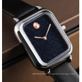 SKMEI starry sky 9187 leather mesh watch band simple design watch